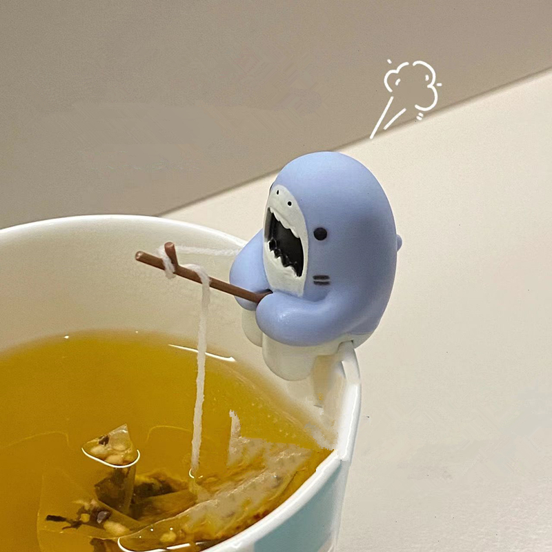 Herbal Wellness Products - Reusable Silicone Tea Infuser Creative Shark