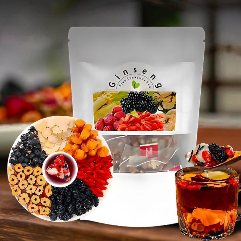 Ginseng Five Treasure Tea Natu - Herbal Wellness Blend recension och pris