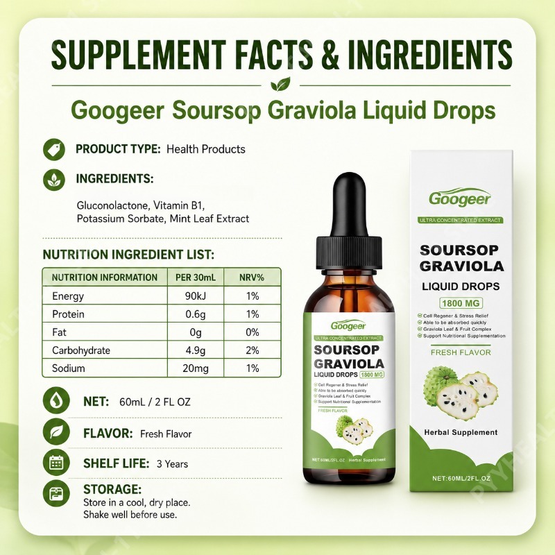 Soursop Graviola Leaf and Frui - Herbal Wellness Blend recension och pris