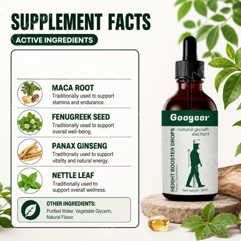 Googeer Vitamin D3 Calcium Cit - Herbal Wellness Blend recension och pris
