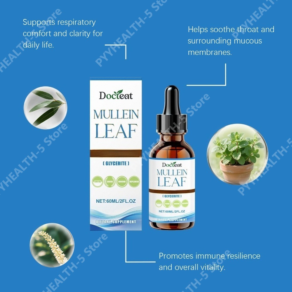 Docteat Mullein Leaf Tincture  - Herbal Wellness Tincture recension och pris