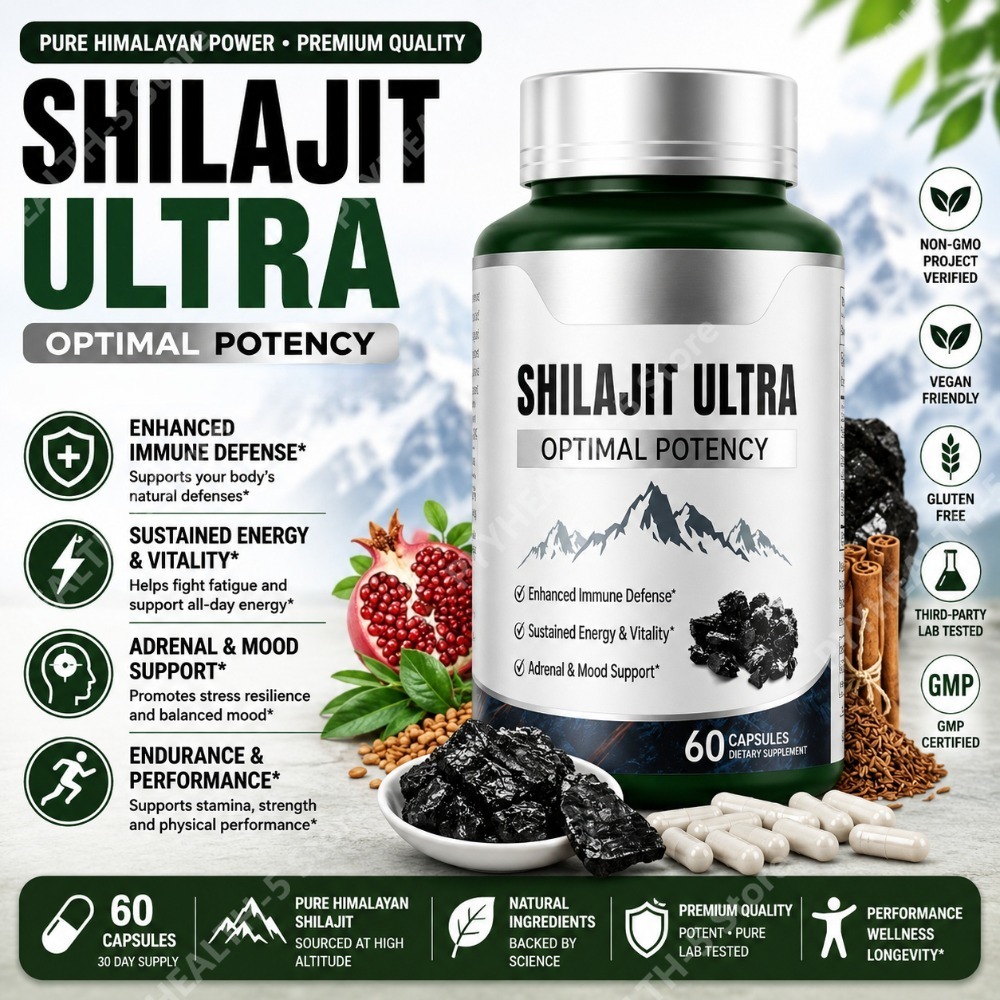 Shilajit Herbal Blend Suppleme - Herbal Wellness Blend recension och pris