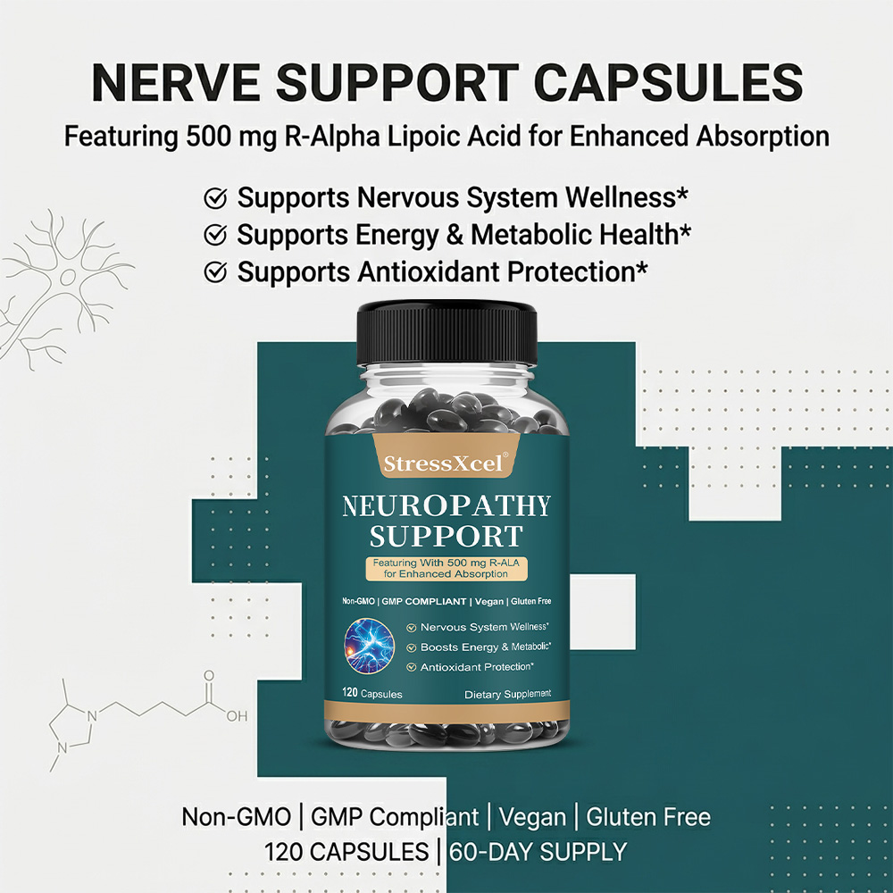 Neuropathy Capsules, Herbal Bl - Herbal Wellness Blend recension och pris