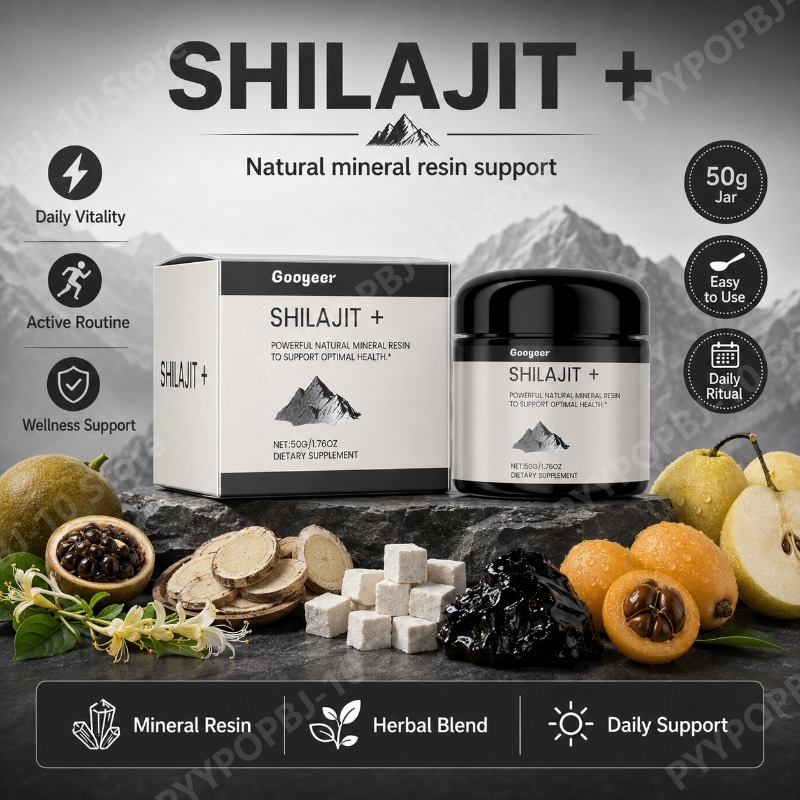 Shilajit+ Natural Mineral Resi - Herbal Wellness Blend recension och pris