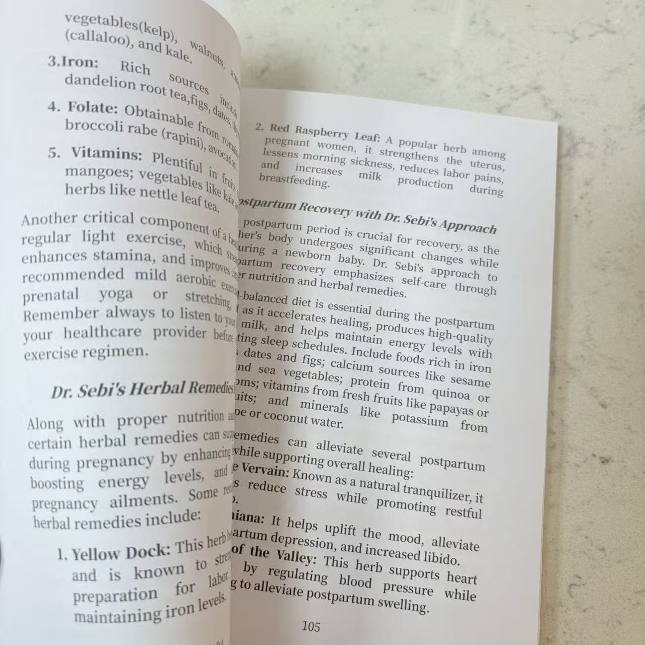 Dr. Sebi Herbal Bible 3-in-1 N - Herbal Wellness Book recension och pris