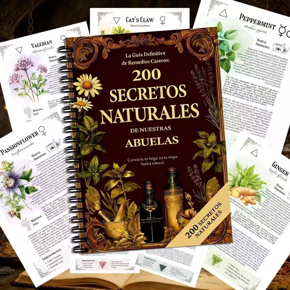 200 Natural Secrets A5 Spanish - Herbal Wellness Book recension och pris