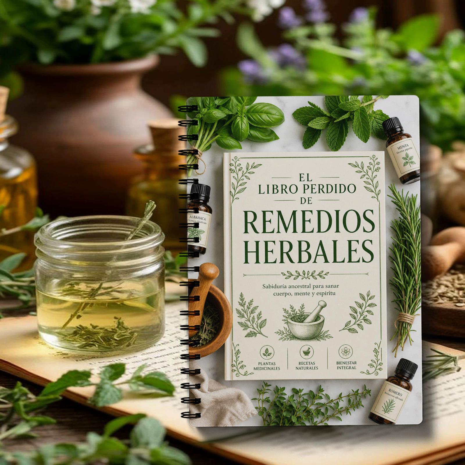 El Libro Perdido Spiral Notebo - Herbal Wellness Recipes recension och pris