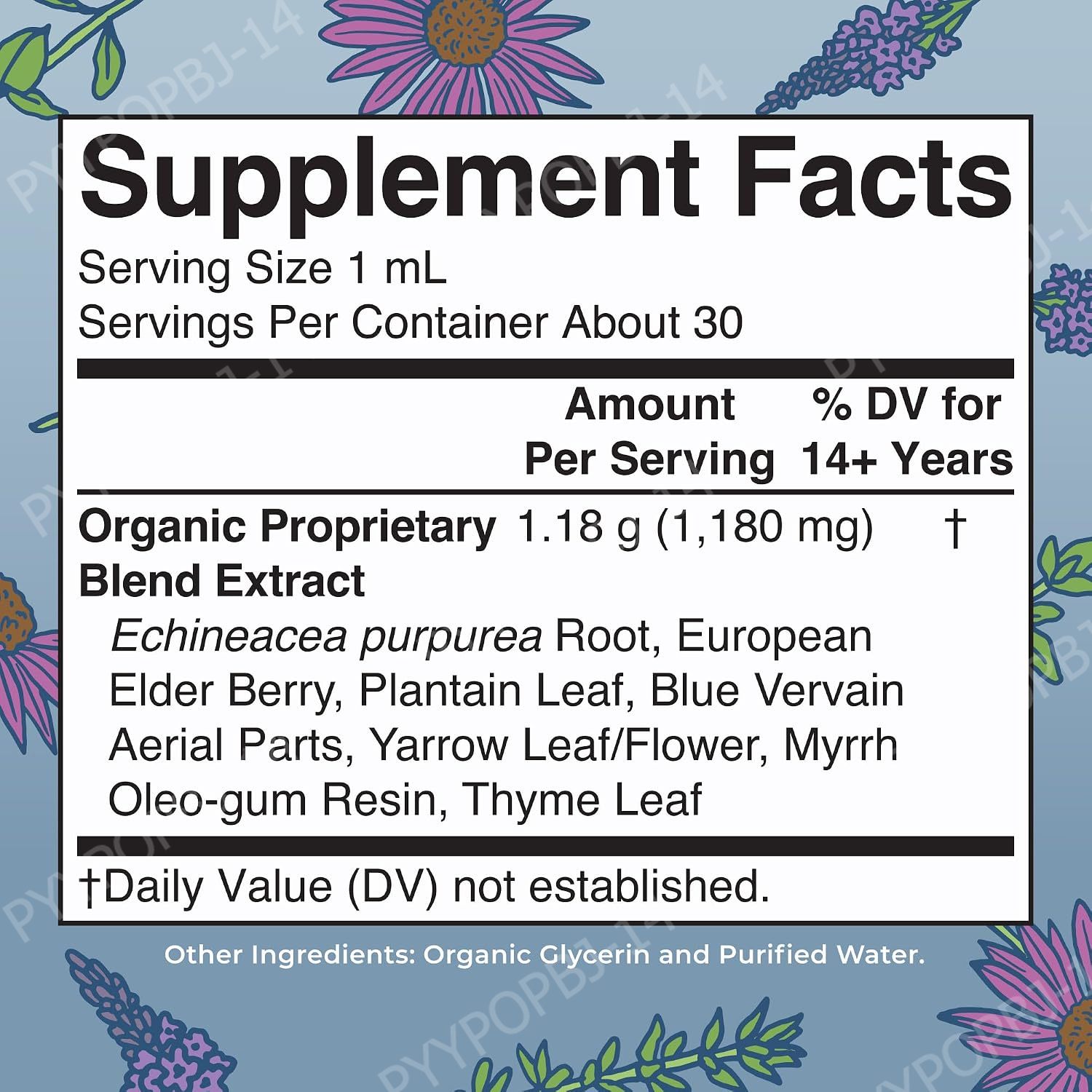 Organic Herbal Liquid Extract  - Herbal Wellness Blend recension och pris