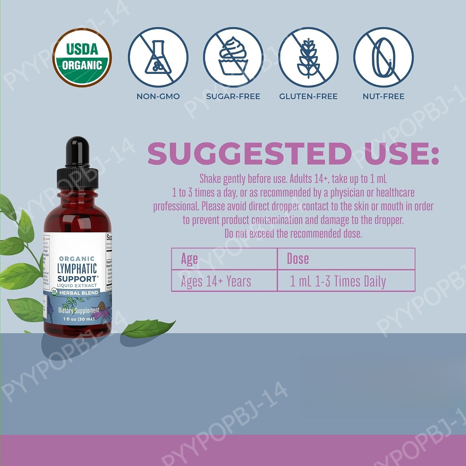 Organic Herbal Liquid Extract  - Herbal Wellness Blend recension och pris