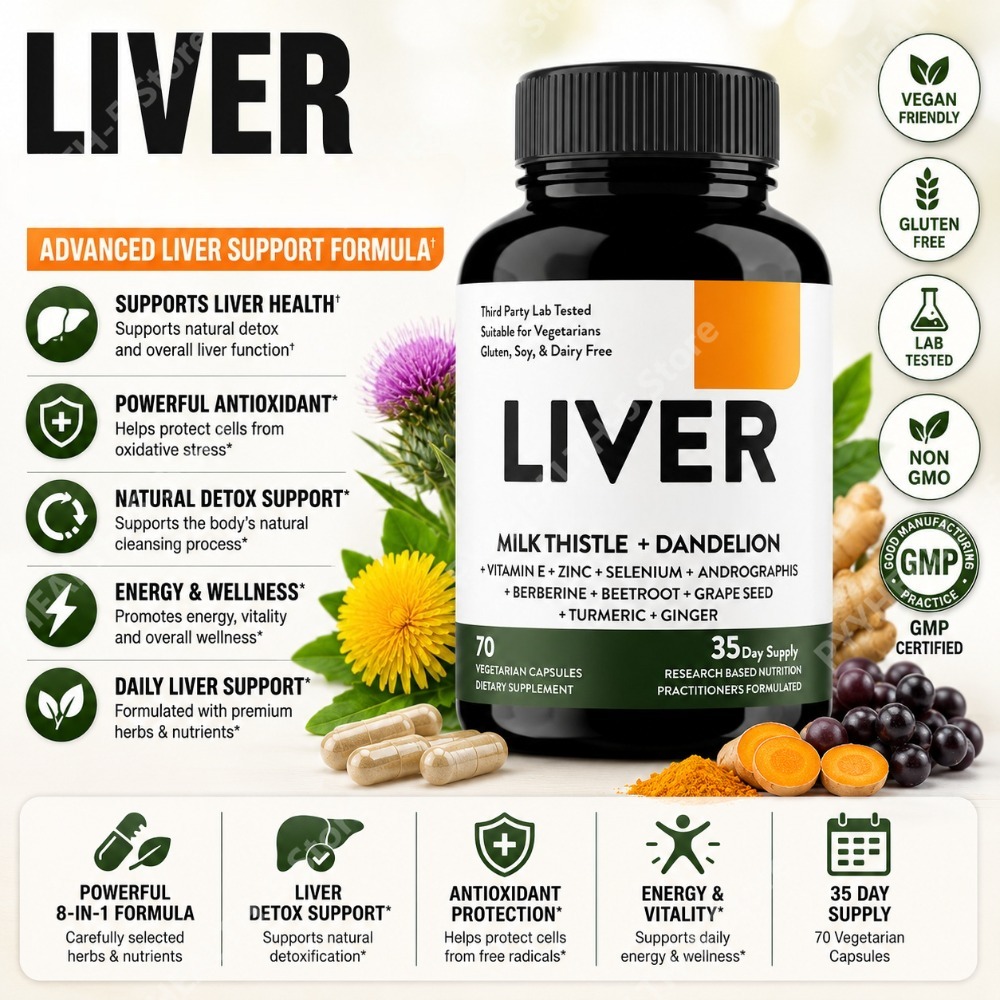 Milk Thistle Dandelion Root Ca - Herbal Wellness Blend recension och pris